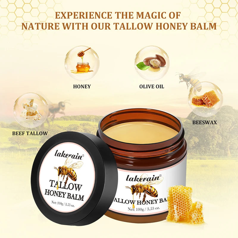 Beef Tallow Honey Moisturizing Face Cream