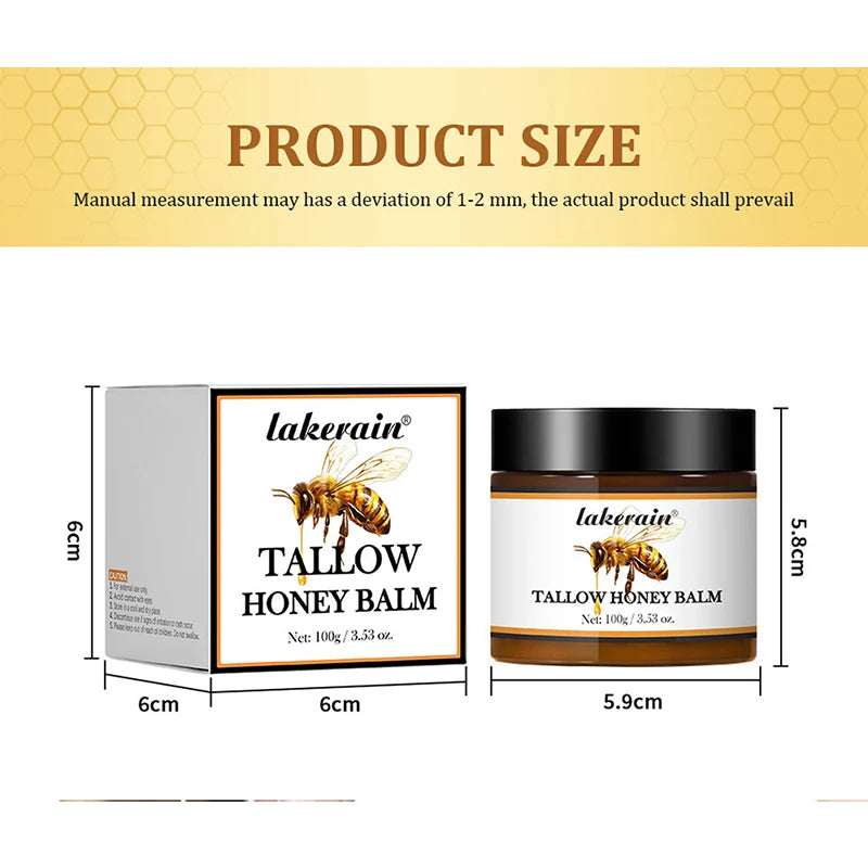 Beef Tallow Honey Moisturizing Face Cream